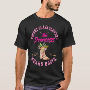 Camiseta Olvidar Zapatos de Cristal Esta Princesa Lleva Leo