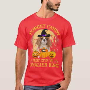 Camiseta Olvídate De Candy Dame Cavalier King Pumpkin Ha