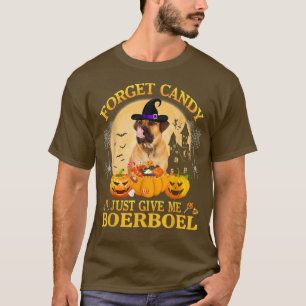 Camiseta Olvídate de Candy solo dame BoerBoel Pumpkin Hallo