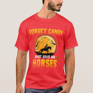 Camiseta Olvídate de Candy, solo dame ideas de caballos