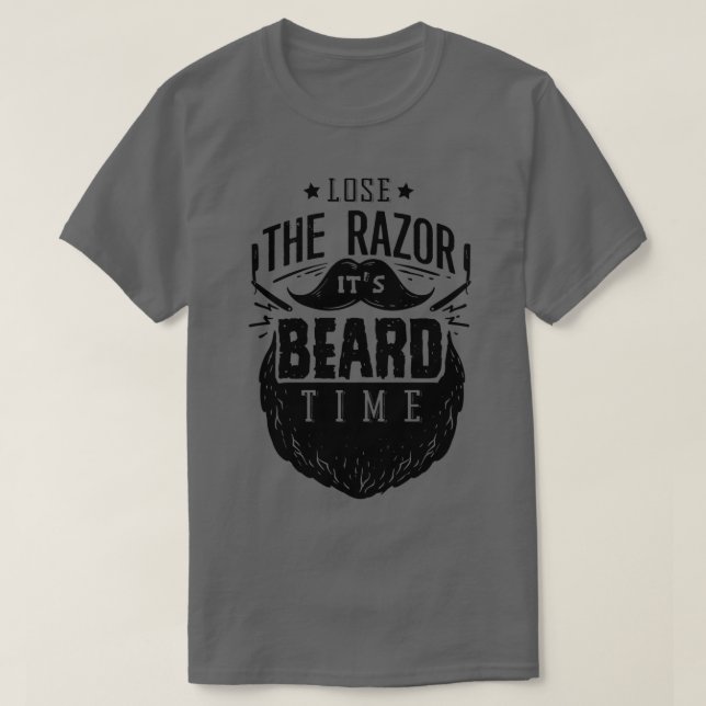 Camiseta Olvídate de la navaja y de su barba (Diseño del anverso)