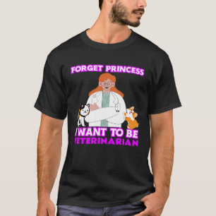 Camiseta Olvídate de la princesa que quiero ser un animal v