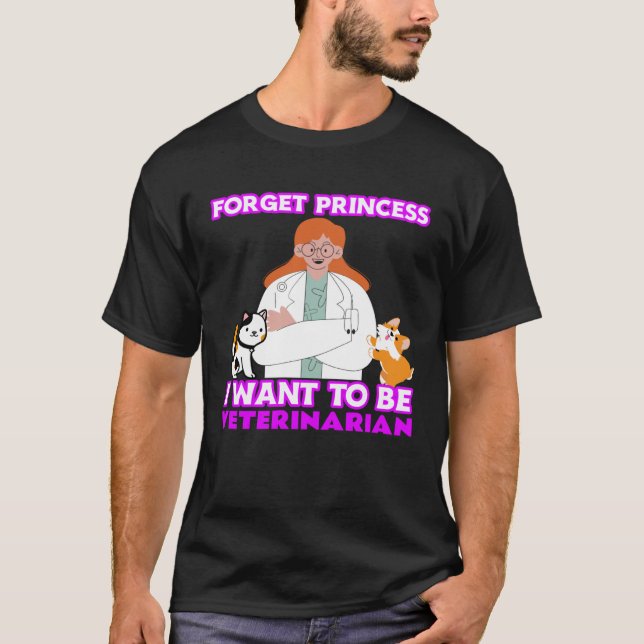 Camiseta Olvídate de la princesa que quiero ser un animal v (Anverso)