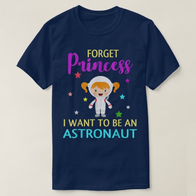 Camiseta Olvídate de la princesa que quiero ser un científi (Diseño del anverso)
