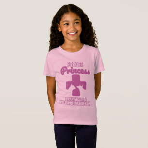 Camiseta Olvídate de la princesa que quiero ser veterinaria