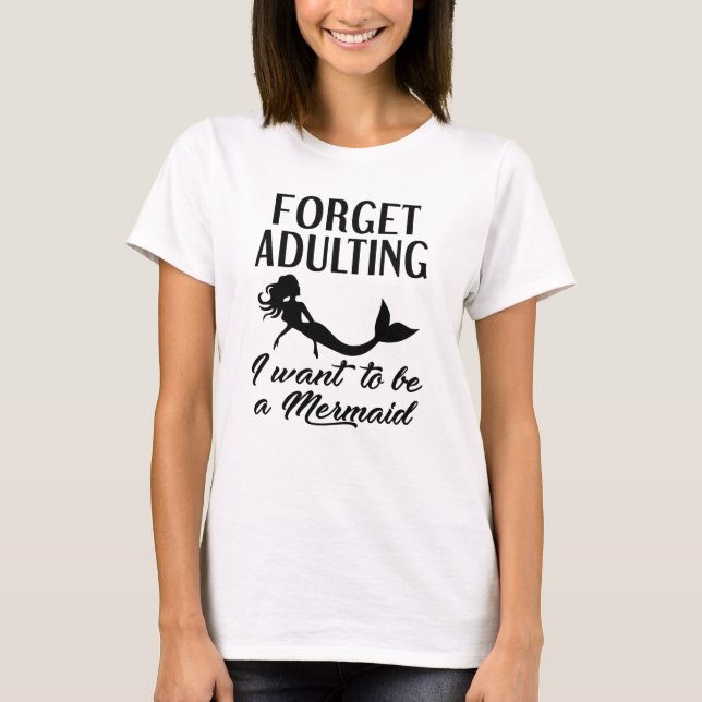 Camiseta Olvídate de la sirena aduladora (Anverso)