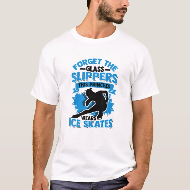 Camiseta Olvídate de las zapatillas de vidrio de esta princ (Anverso)