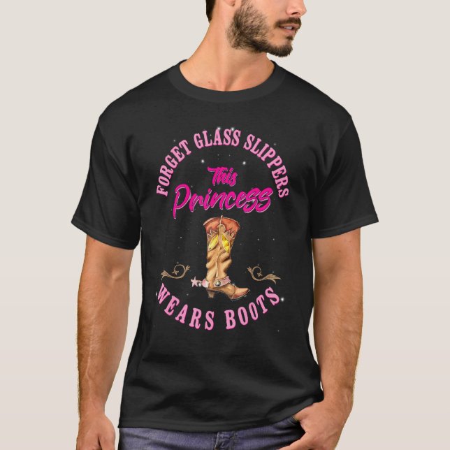 Camiseta Olvídate de las zapatillas de vidrio que esta prin (Anverso)