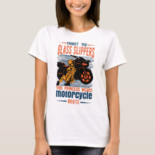 Camiseta Olvídate de los botes de moto de la princesa de la