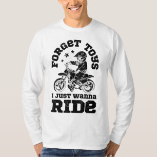 Camiseta Olvídate de los juguetes que solo quiero montar en