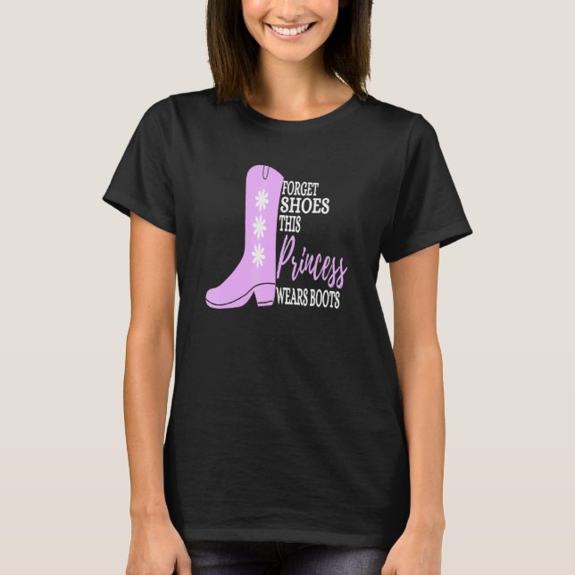 Camiseta Olvídate de los zapatos que esta princesa lleva bo (Anverso)