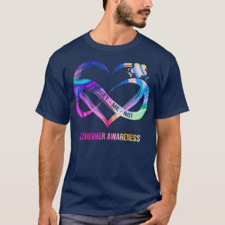 Camiseta Olvídate de mí no Alzheimer Conciencia Flor cardía
