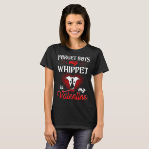 Camiseta Olvide que los muchachos Whippet son mi regalo de