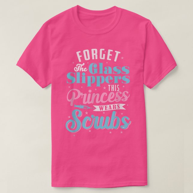 Camiseta Olviden las zapatillas de cristal. (Diseño del anverso)