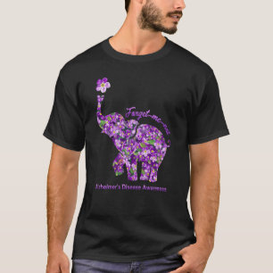 Camiseta Olvídenme No Elefante De Flor Alzheimer S Enfermed
