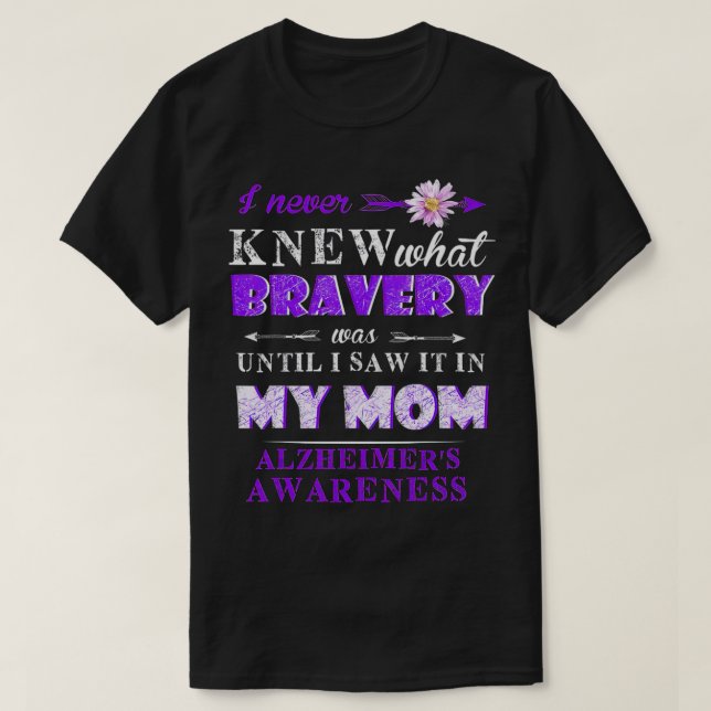 Camiseta Olvídenme No Hasta Que Lo Vi En Mi Mamá Alzheimer  (Diseño del anverso)