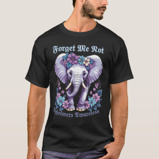 Camiseta Olvídenme, no la conciencia del elefante Alzheimer