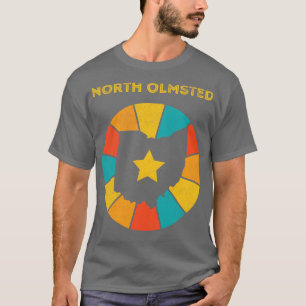 Camiseta Olvido del norte de Ohio Vintage Molesto recuerdo 