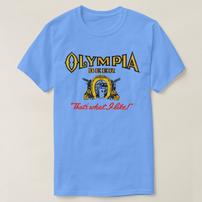 Camiseta Olympia Beer (Diseño del anverso)