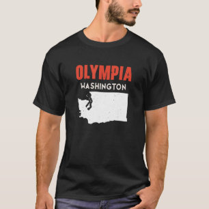 Camiseta Olympia Washington EE. UU. Estado América Viajar W