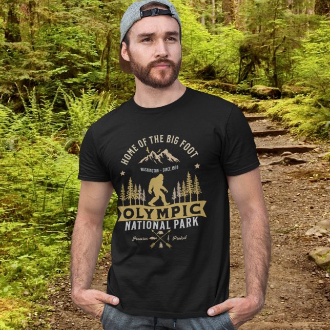 Camiseta Olympic National Park Home of the Big Foot (Subido por el creador)