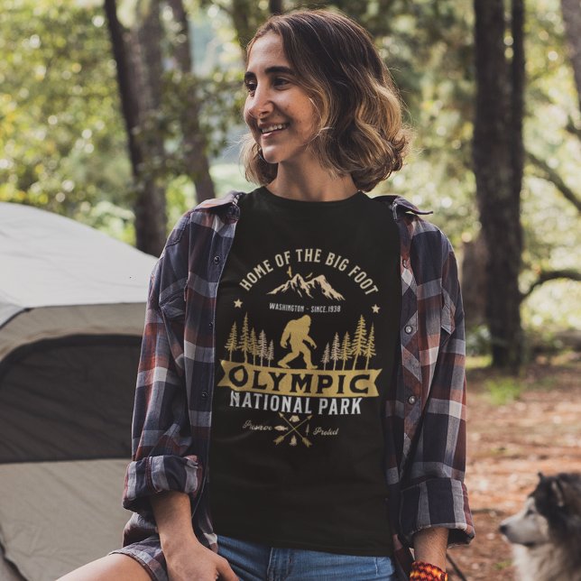 Camiseta Olympic National Park Home of the Big Foot (Subido por el creador)