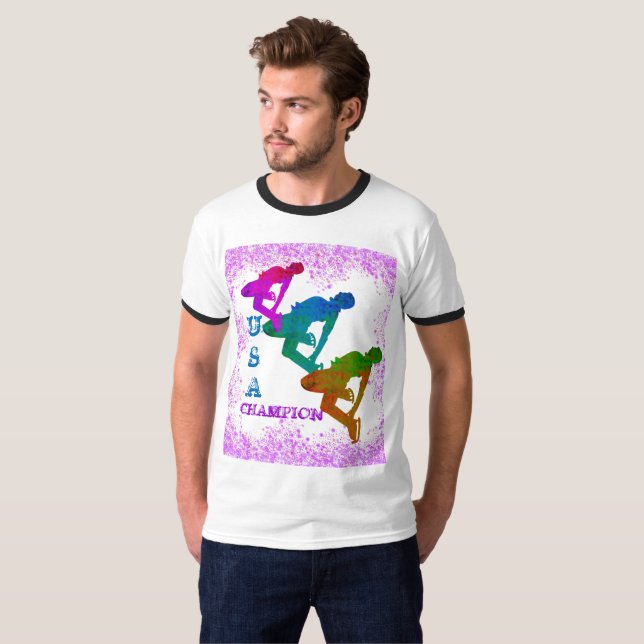 CAMISETA OLYMPIC SKATING  (Anverso completo)