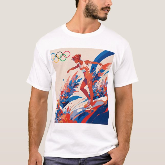 Camiseta OLYMPICS 2024 Female Athlete (Anverso)