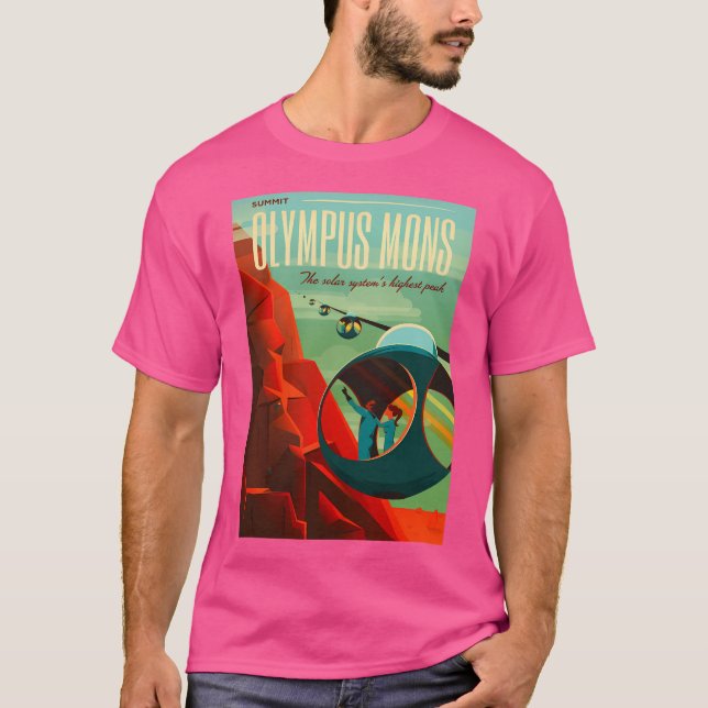 Camiseta Olympus Mons - Viajes espaciales (Anverso)