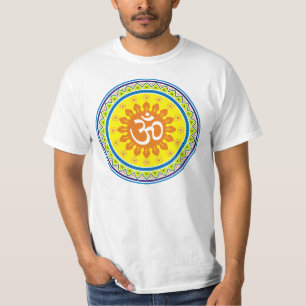 Camiseta OM con el estilo indio tradicional Mandana
