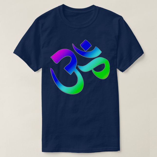 Camiseta om en color (Diseño del anverso)