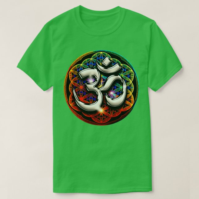 Camiseta Om espiritual psicodélicoZen (Diseño del anverso)