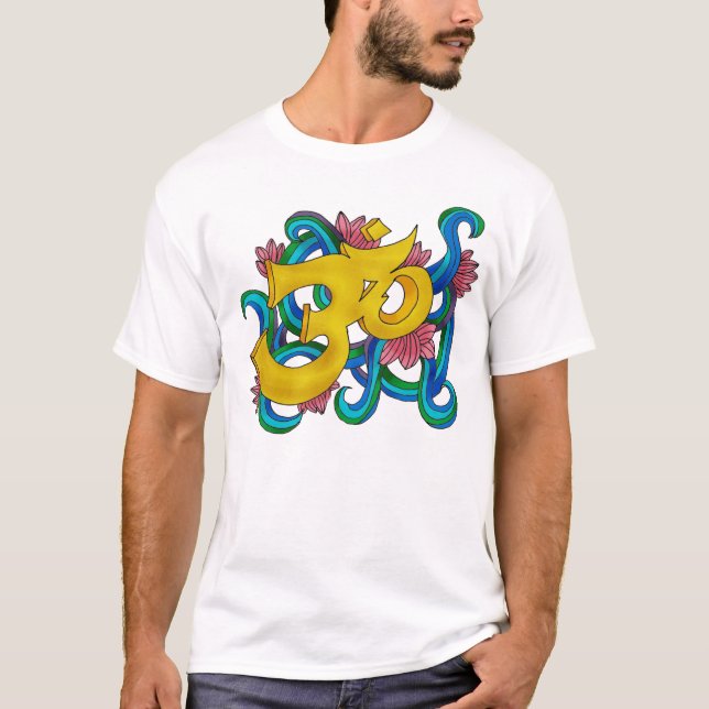 Camiseta OM handsketched coloreado (Anverso)