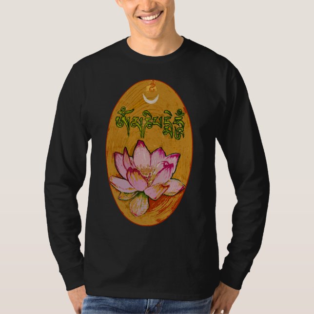 Camiseta Om Mani Padme Hum Lotus (Anverso)