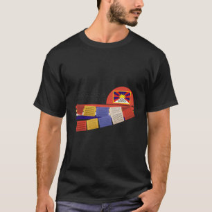 Camiseta Om Mani Padme Hum Mantra Budista Tibetano Con Pra