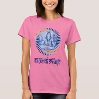 Camiseta Om Namah Shivaya (letra oscura)