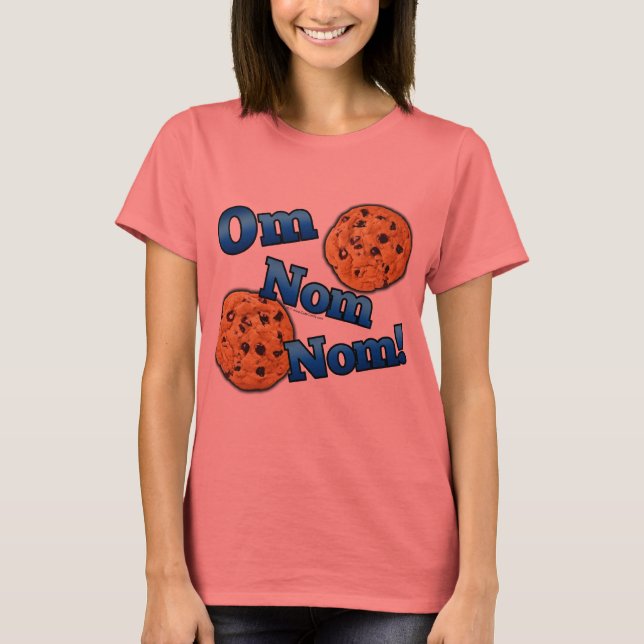 Camiseta Om Nom, Meme Love Cookies (Anverso)