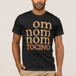 Camiseta OM NOM NOM mmm... TOCINO