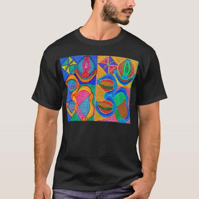 Camiseta OM Rótulo de curación de Navin J... (Anverso)
