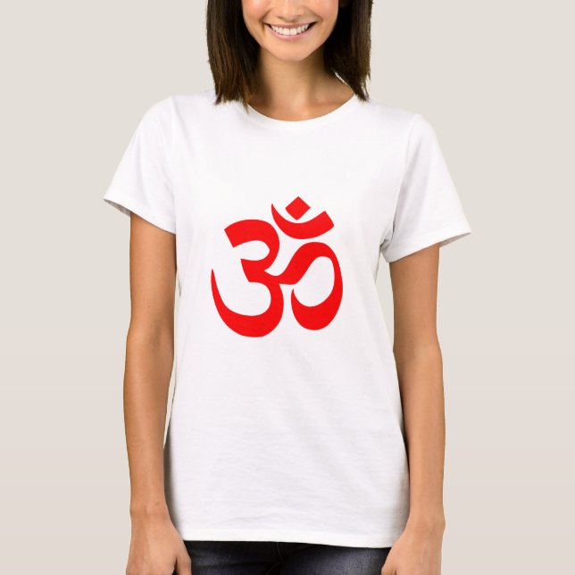 Camiseta Om Shanti Om Aum Namah Shivay Omkara Pranav Symbol (Anverso)