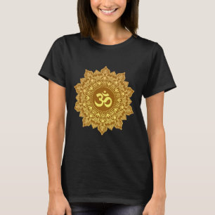 Camiseta Om Símbolo Mandala Geometría Sagrada Zen Yoga Medi