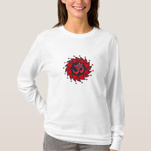 Camiseta Om y Red PinWheel - Yoga Hoodie
