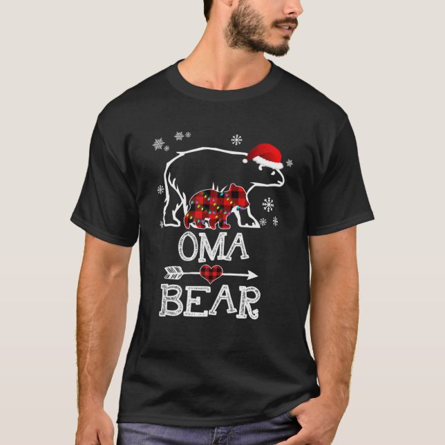 Camiseta Oma Bear, Red Buffalo Tapado Oma Bear Pajama (Anverso)