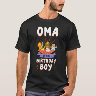 Camiseta Oma De La Fiesta De Nacimiento Safari Bday Zoo