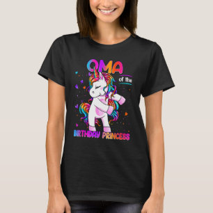 Camiseta Oma de la princesa de cumpleaños Chica Dabbing Uni