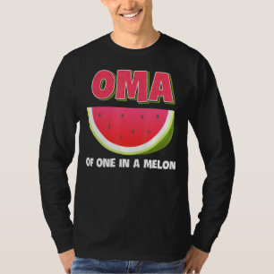 Camiseta Oma De Una En Una Melón De Agua De La Familia Meló