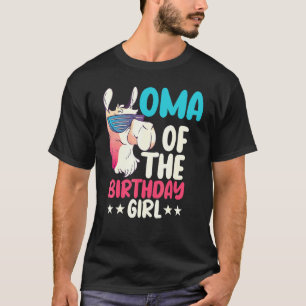 Camiseta Oma Del Chica De Cumpleaños Llama Bday Alpaca Fies