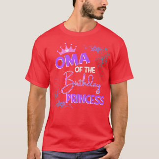 Camiseta Oma Del Fiesta De La Familia Princesa De Cumpleaño