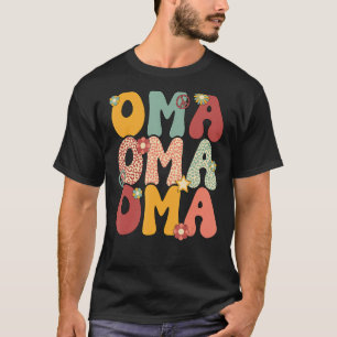 Camiseta Oma Grandma Groovy Oma Abuela