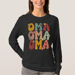 Camiseta Oma Grandma Groovy Oma Abuela